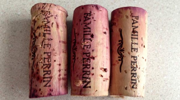heated wine corks