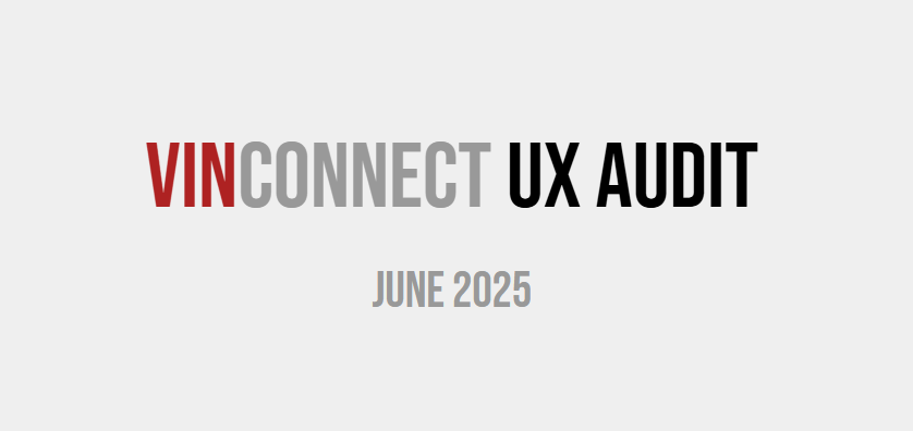 Example UX Audit: Wine Retailer