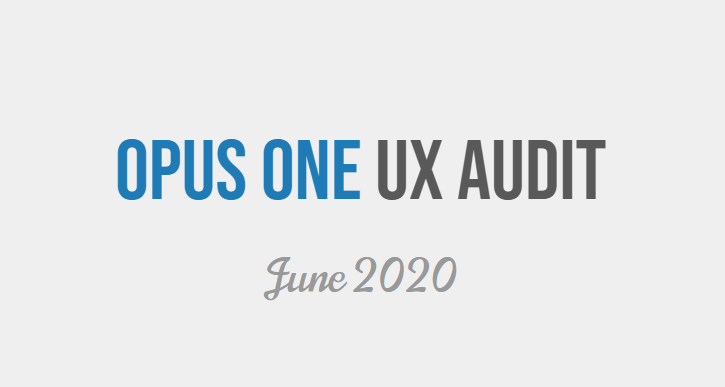 Example UX Audit: Winery